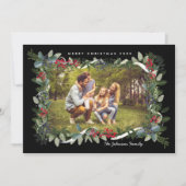 Eucalyptus Juniper Berry Foto Feiertagskarte (Vorderseite)