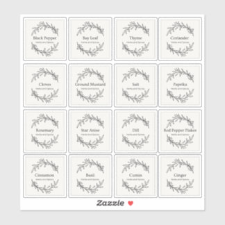 Eucalyptus Kitchen Kulinarische Kräuter Gewürze Sk Aufkleber