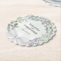 Eucalyptus & Lavender Wreath Elegant Wedding