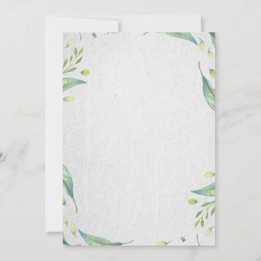 EUCALYPTUS & LEAF | Glücklicherweise immer nach de Einladung (Rückseite)