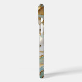 Eucalyptus Leaf Stained Glass Phone Case (Rückseite / Links)