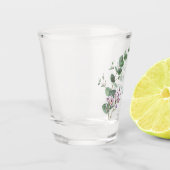 Eucalyptus Leaves Greenery Wedding Schnapsglas (Links)
