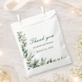 Eucalyptus leaves wedding favour bag geschenktütchen (Ausgeschnitten)