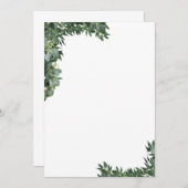 EUCALYPTUS-LIEBE EINLADUNG (Vorne/Hinten)