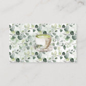 Eucalyptus Matcha How many Cookies Game Card Platzkarte (Rückseite)