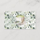 Eucalyptus Matcha How many Kisses for Mrs Card Platzkarte (Rückseite)