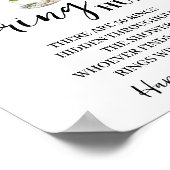 Eucalyptus-Matcha-Ring-Suche-Junggesellinnen-Absch Poster (Ecke)