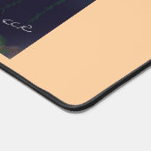 Eucalyptus Midnight Desk Mat. Impressionist art. Schreibtischunterlage (Ecke)