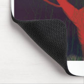 Eucalyptus Midnight Mousepad. Impressionist art. Mousepad (Ecke)