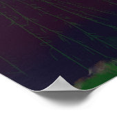 Eucalyptus Midnight Poster, impressionist art. Poster (Ecke)