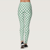 Eucalyptus mist checkerboard pattern leggings (Rückseite)