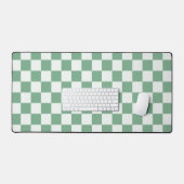 Eucalyptus mist checkerboard pattern schreibtischunterlage (Tastatur & Maus)