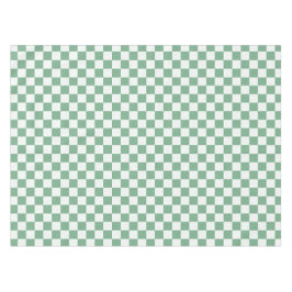 Eucalyptus mist checkerboard pattern tischdecke