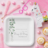 Eucalyptus Mrs Lesbian Wedding Paper Tellers Pappteller (Party)