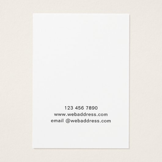 Eucalyptus Ohrring Schwarze Grafikkarte (Rückseite)