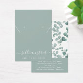 Eucalyptus Orings Necklace Display Card (Schreibtisch)