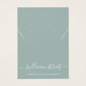 Eucalyptus Orings Necklace Display Card (Vorderseite)