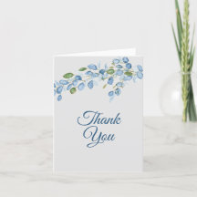 Eucalyptus Pastel Green und Blue Vielen Dank