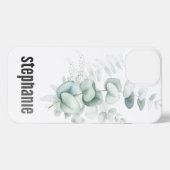 Eucalyptus Pattern iphone Case iPhone Hülle (Rückseite (Horizontal))