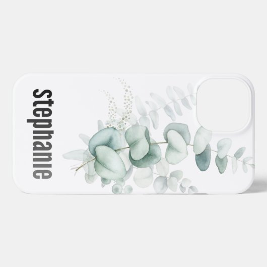 Eucalyptus Pattern iphone Case iPhone Hülle (Rückseite (Horizontal))