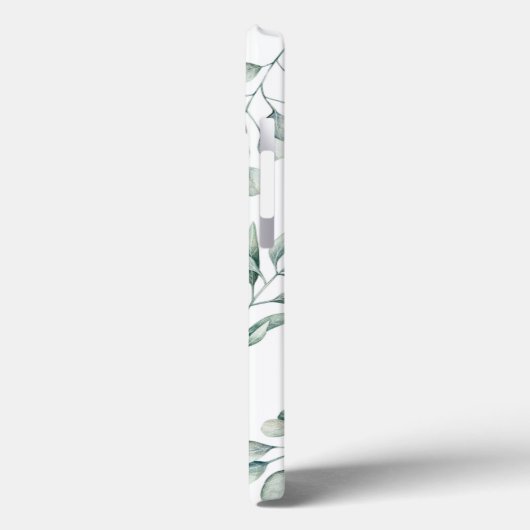 Eucalyptus Pattern iphone cover (Rückseite / Links)