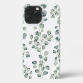 Eucalyptus Pattern iphone cover  Hülle (Rückseite)