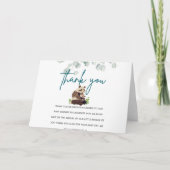 eucalyptus personalize dankeskarte (Vorderseite)