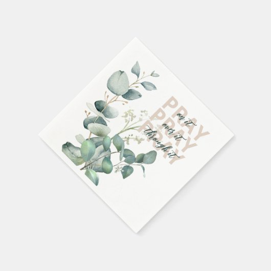 Eucalyptus Prayer Napkin Serviette (Ecke)
