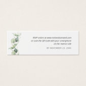 Eucalyptus-QR-Code-RSVP-Hochzeits-Webseite-Beilage (Vorderseite)