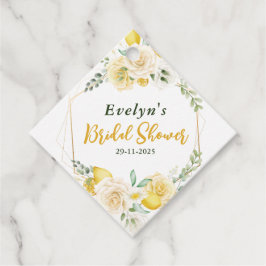 Eucalyptus Rose Brautparty Vielen Dank Geschenkanhänger