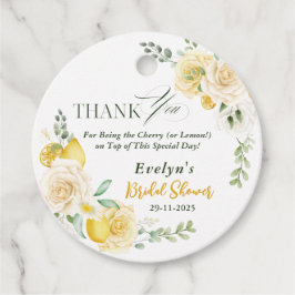 Eucalyptus Rose Brautparty Vielen Dank Geschenkanhänger