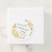 Eucalyptus Rose Brautparty Vielen Dank Geschenkanhänger (Beispiel)