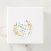 Eucalyptus Rose Brautparty Vielen Dank Geschenkanhänger (Beispiel)