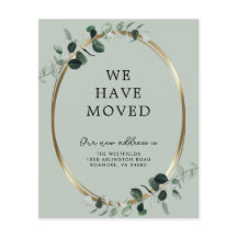 Eucalyptus Sage Neue Adresse Ankündigung