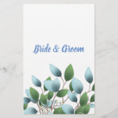 EUCALYPTUS SAGTE, SIE SAGTE, DUSCHE SPIELKARTE FLYER (Hinten)