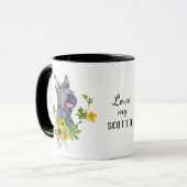 Eucalyptus Scottish Terrier Tasse (Vorderseite Links)