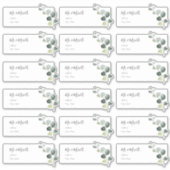 Eucalyptus Sprig Guest Address Labels (Vorderseite)