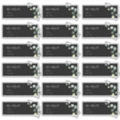 Eucalyptus Sprig Guest Address Labels (Vorderseite)