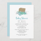 Eucalyptus Succulent Baby Showroom by Mail Einladung (Vorne/Hinten)