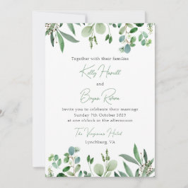 Eucalyptus Suite Einladung