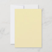 Eucalyptus Sunflower Foliage Script-Brautparty Einladung (Rückseite)