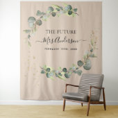 Eucalyptus Terracotta Future Frau Backdrop Wandteppich (Beispiel)
