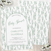 Eucalyptus Watercolor Baby Show