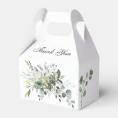Eucalyptus Watercolor Brautparty Favor Box Geschenkschachtel (Rückseite)