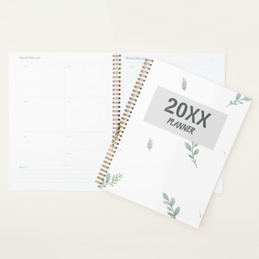 Eucalyptus Watercolor Weekly & Monthly Planner Planer (Anzeige)