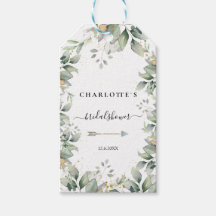 EUCALYPTUS WEDD BRAUTPARTY GIFT TAGS
