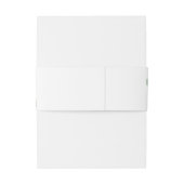 Eucalyptus Wedding | Elegant Botanical Garden Einladungsbanderole (Rückseitenbeispiel)