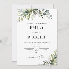 Eucalyptus Wedding Invitation Einladung