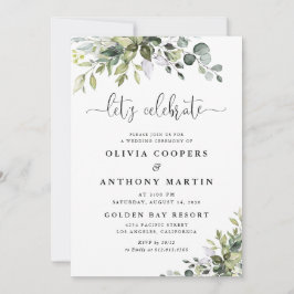 Eucalyptus Wedding Invitation Einladung