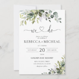 Eucalyptus Wedding Invitation Einladung